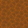 Right as Rain - Orange Delicate Paisley - Kim Diehl - Henry Glass - 9837-30