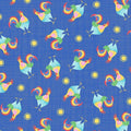 Oink Moo - Roosters - Blank Quilting - 9686-77 Blue