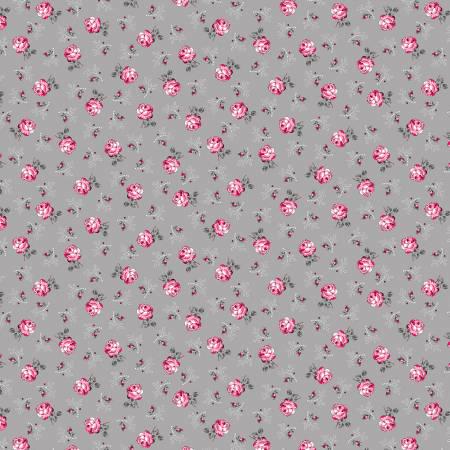 Grey Teacups pearl essence - Benartex - BEN110824