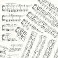 Art Journal Music White - J. Wecker Frisch - Riley Blake - C13040R-WHITE