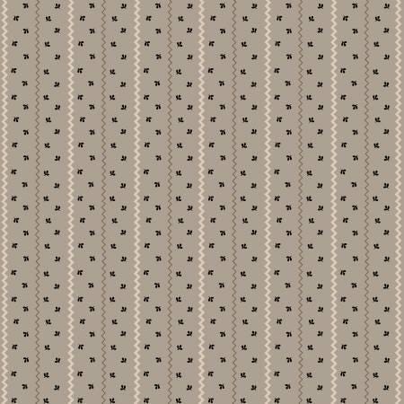 Gray Sprigged Stripe - Quiet Grace - Kim Diehl - Henry Glass - 933-90