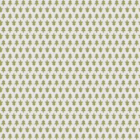 Light Grey Tiny Trees - Cozy Critters - Wilmington Prints - 11166-171