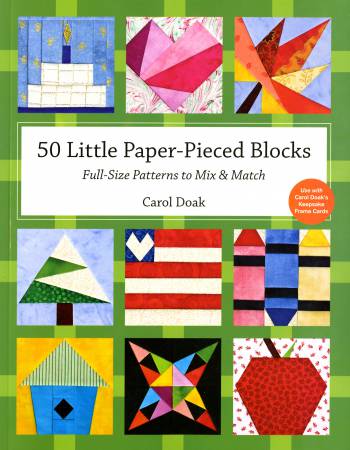 50 Little Paper-Pieced Blocks - Book - C and T Publishing - 10858