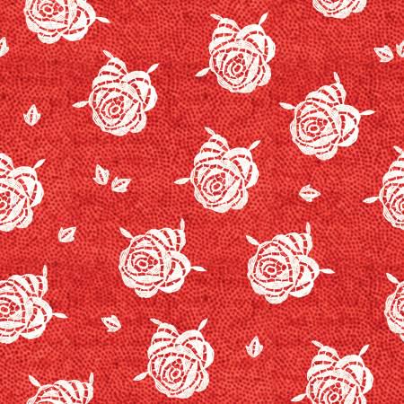 Paper Roses Red - Be Mine Valentine - J. Wecker Frisch - Riley Blake - C12790R-RED