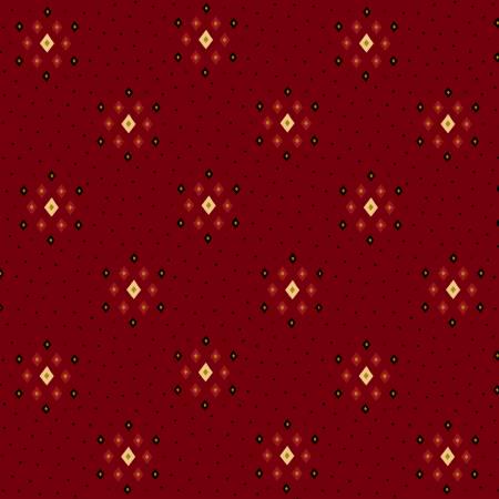 Cranberry Diamond Clusters - Quiet Grace - Kim Diehl - Henry Glass - 918-88