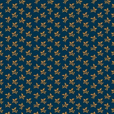 Sprigs Navy - Cheddar at Twilight - Riley Blake Designs - C15164R-NAVY