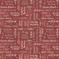 Farmhouse Chic - Red Words - Wilmington Prints - 89242-321