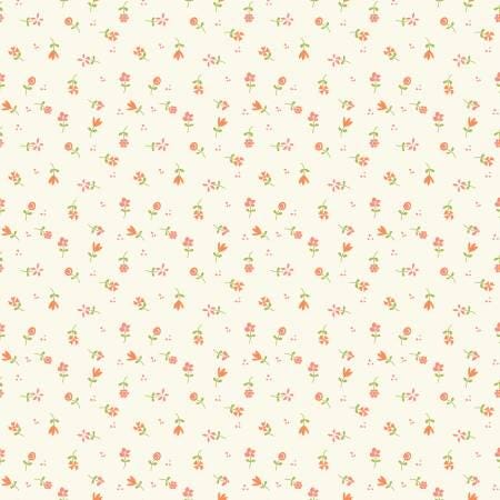Flower Toss Cream - Spring's in Town - Riley Blake - C14214R-CREAM