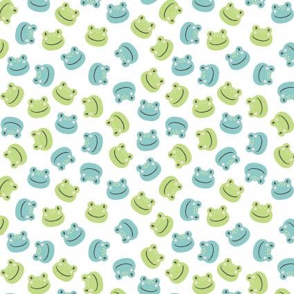 Fabric - Playhouse Pals - Ribbit - Benartex - 13206-09