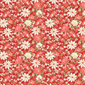 Red Packed Floral - Sentiments - Kaye England - Wilmington Prints - 98723-313