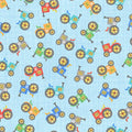 Oink Moo - Tractors - Blank Quilting - 9682-72 Lt Blue