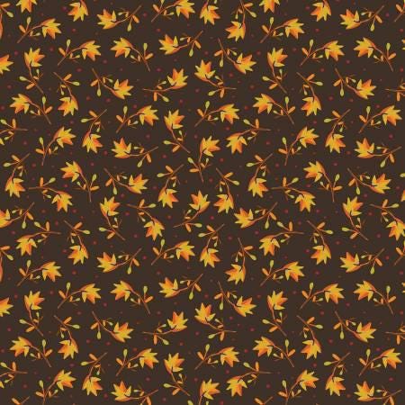 Cocoa Leaf Trail - Hello Fall - Benartex - 13014B-79