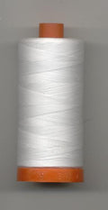 Notions - Mako - Cotton - Thread - Solid 50wt 1422yds - White 2024