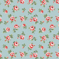 Blue Rose Petals - My Favorite Things - Poppie Cotton - FT23714