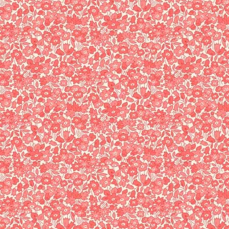 Pink Tonal Flowers - Sentiments - Kaye England - Wilmington Prints - 98725-133