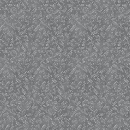 Grey Harvest Berry Leaves - Benartex - 7563B-13
