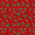 Red Holly - Country Cardinals - Wilmington Prints - 20056-373