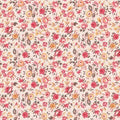 Floral Coral - Piece & Plenty - Lori Holt - Riley Blake - C15871R-CORAL