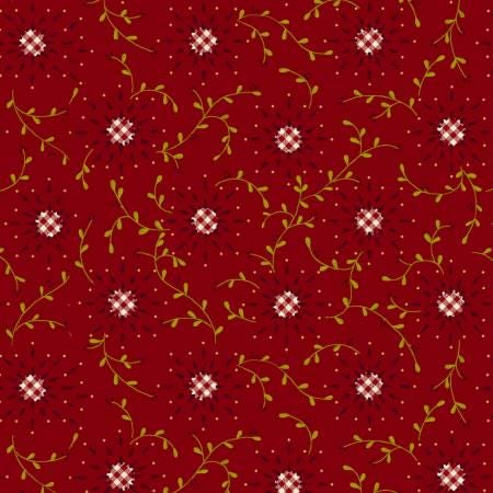 Garnet Starburst - Garnets and Gingham - Kim Diehl - Henry Glass - 1346-88