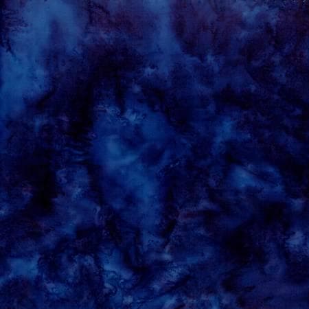 Tahiti Blue Watercolor - Batik - Hoffman Fabrics - 1895H-254