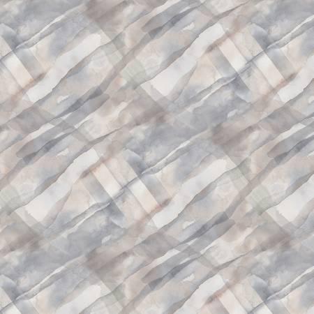 Plaid Waves - Sand & Smoke - P B Textiles - EFOR4608-SS