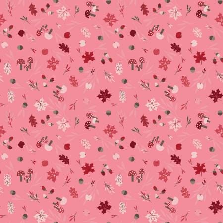 Foraging in the Forest Rose - To Grandmother's House - Riley Blake - C14371R-ROSE