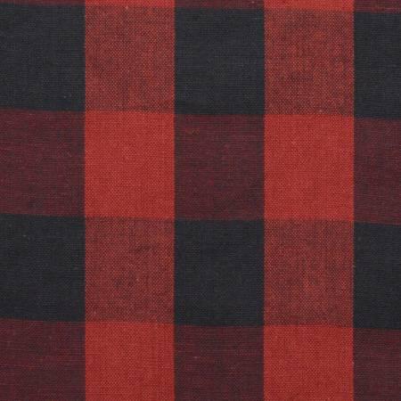 Black Red Buffalo Check Homespun - Dunroven House - H690