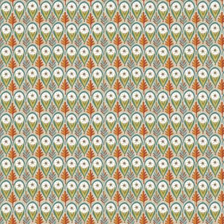 Natural Leaf Geo - Hello Fall - Benartex - 13015B-70