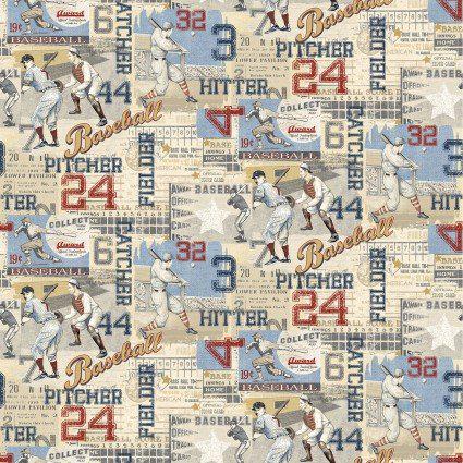 Game Time - All Over Scoreboards - Light Blue Digital - Benartex - BEN2601-50