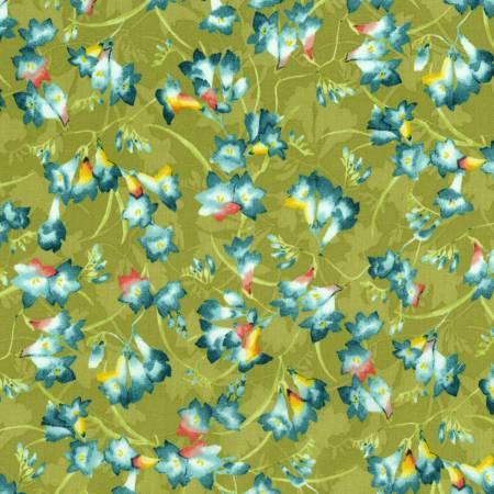 Green Floral - Bordeaux Rose - RJR120817 - 3081J-001