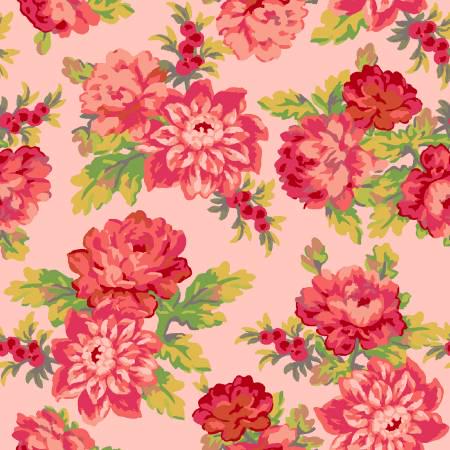 Pink Focal Floral - Sweet Beginnings - Maywood Studio - 10010M-P