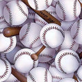 Sports Packed Baseballs White - Elizabeth Studios - 112E-WHT