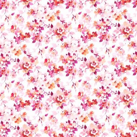 108" Wide Backing - Pink Floral - P B Textiles - CARO4730-P