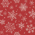 108" Wide Backing - Magical Winterland - Snowflake Barn Red - Riley Blake - WB14949R-BARNRED
