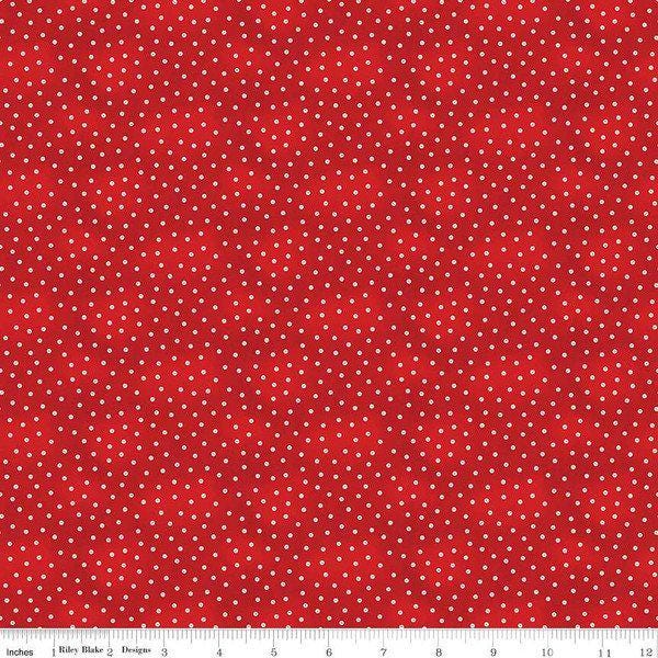 Painter's Palette Baby Buttons Red - Riley Blake Designs - C8940-RED
