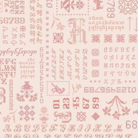 Sampler Red - Piece & Plenty - Lori Holt - Riley Blake - C15872R-RED