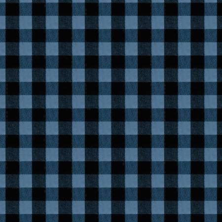 Blue Buffalo Check - Cozy Critters - Wilmington Prints - 11168-494