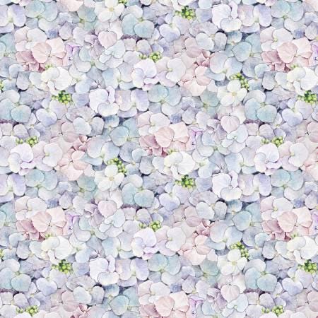 White Hydrangea Petals - Elizabeths Studio - 34004E-WHITE