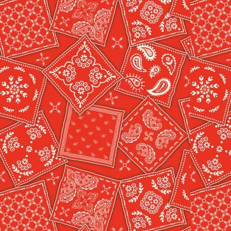 108" Wide Backing - Red White And Bang - Riley Blake - WB11531R-RED
