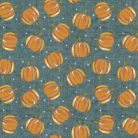 Lagoon Pumpkins - Hello Fall - Benartex - 13010B-83