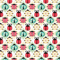 Ladybug Diamonds DT040425 - David Textiles - DT-5336-4C-1