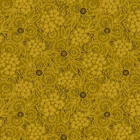 Gold Scatter Garden - Quiet Grace - Kim Diehl - Henry Glass - 919-44