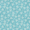 Homemade Happiness - Teal Floral Allover - Wilmington Prints - 89228-411