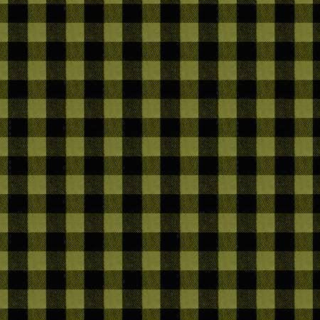 Green Buffalo Check - Cozy Critters - Wilmington Prints - 11168-797