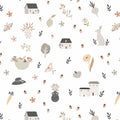 White Happy Home - House & Home - Poppie Cotton - Riley Blake - HH22157