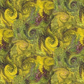 Citrine Whirlwind - Poured Color - Benartex - 13147B-40