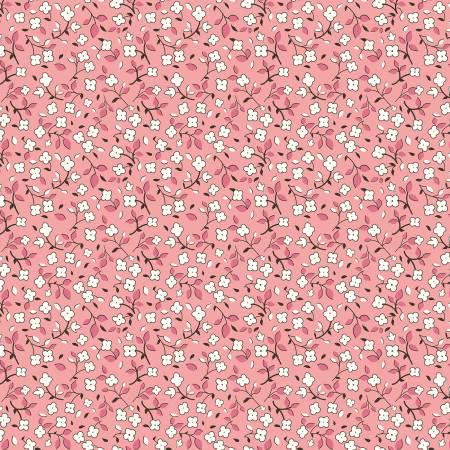 Swasey Heirloom Coral - Home Town - Lori Holt - Riley Blake - C13590R-HEIRCORAL
