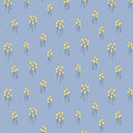 Blue Miniature Mushrooms - Be Kind to Everything that Grows - Michael Miller - DC9771-BLUE