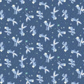 Blue Bunny Toss - Safari Lullaby - Wilmington Prints - 36265-414