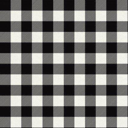 Black Buffalo Check - Paintbrush Studio Fabrics - PSF120-22026